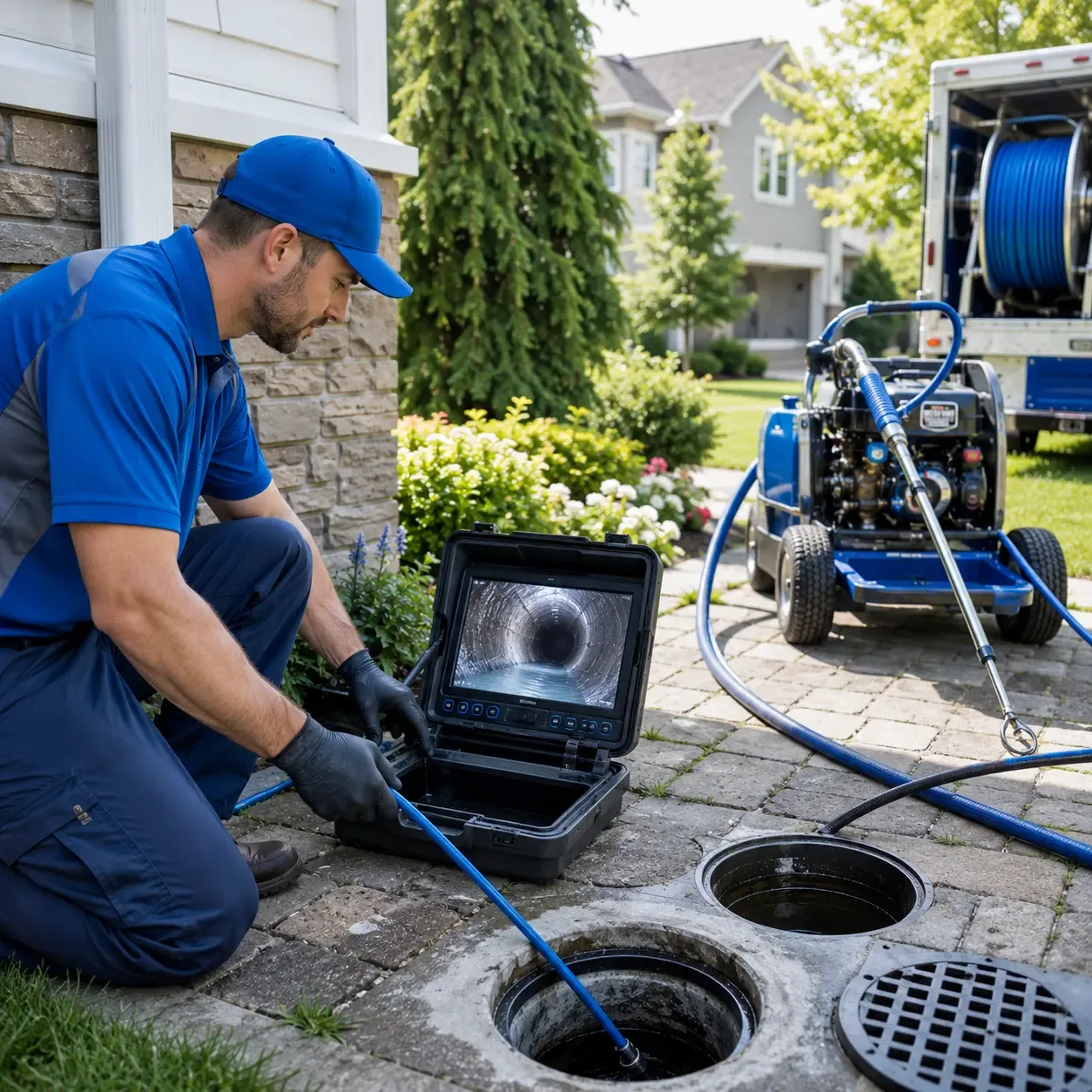 Outdoor drain cleaning professionals serving Greenock, PA